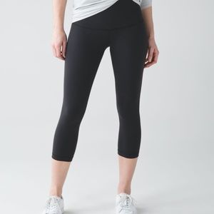 Lululemon 🍋 Wunder Under Crop (Hi-Rise)